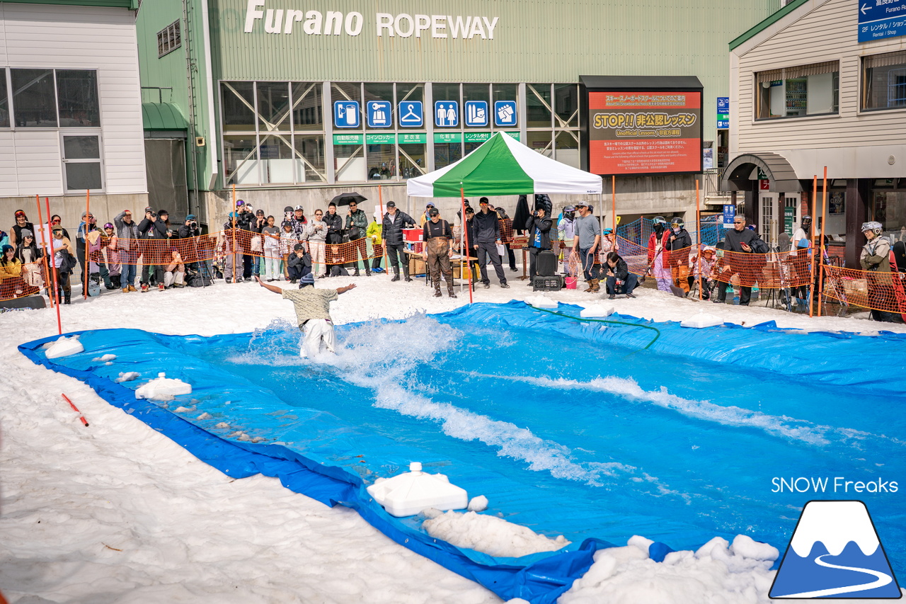 富良野スキー場｜いよいよインターナショナルなイベントに？！春シーズン恒例『第13回 Pond Skimming 池渡り』開催～♪